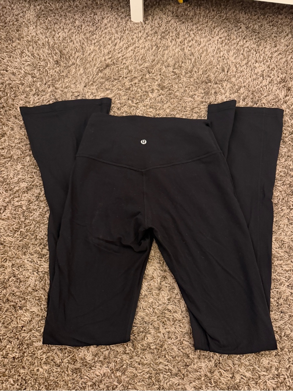 lululemon athletica Black High-Rise Flare Leggings